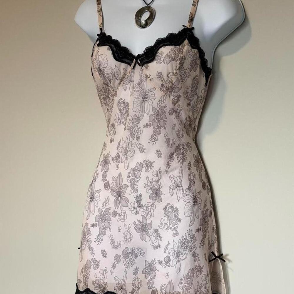 Soft coquette slip dress